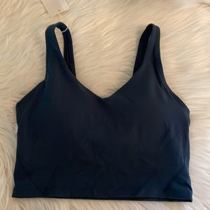 NWT * Cropped tank with built in‎ bra * Size 6